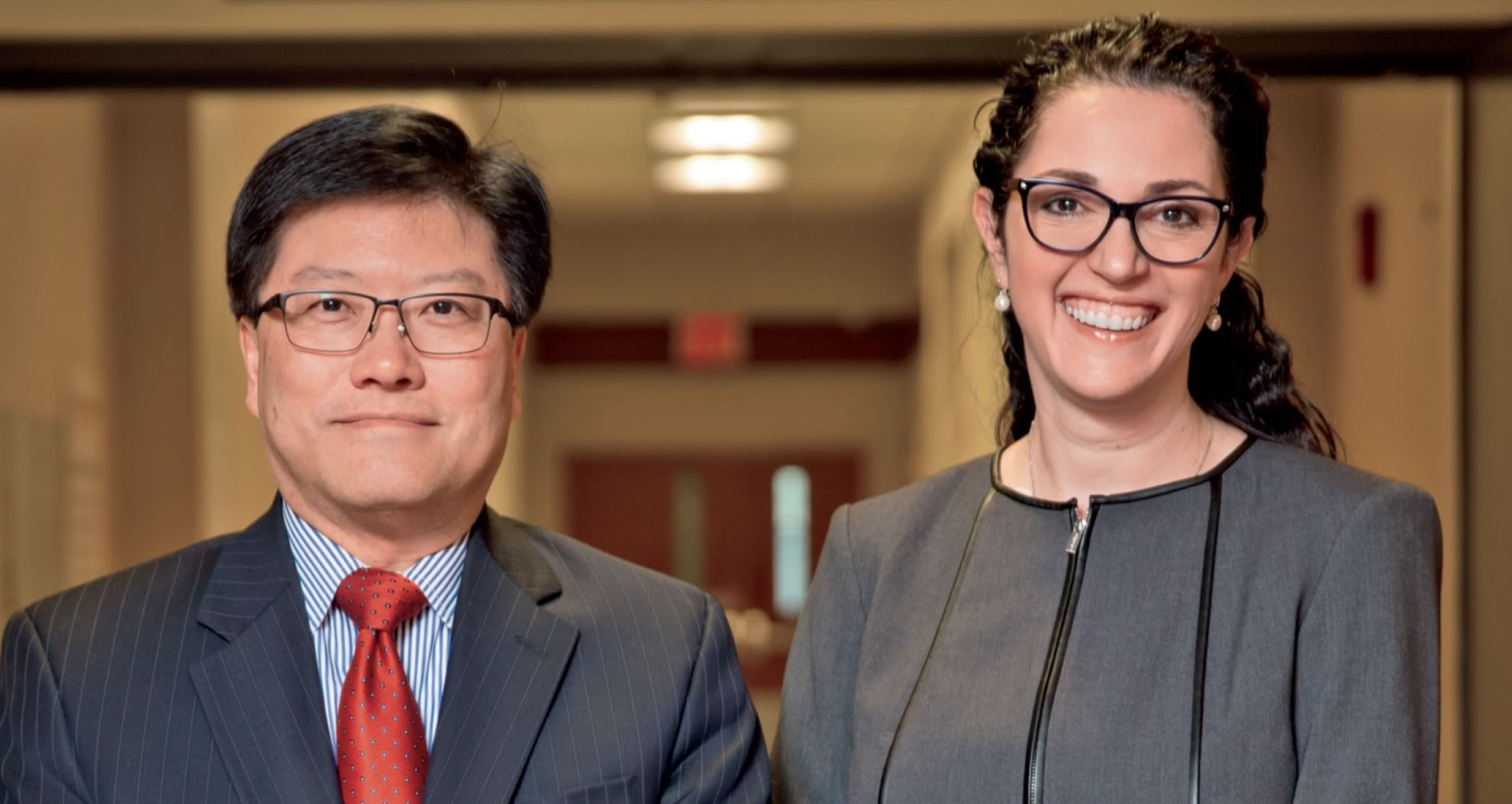 Dean Augustine M.K. Choi and Dr. Ruth Gotian
