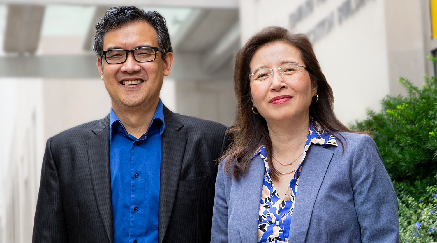 Dr. Kai-ping Wang and Dr. Linda Chuang (M.D.’97)