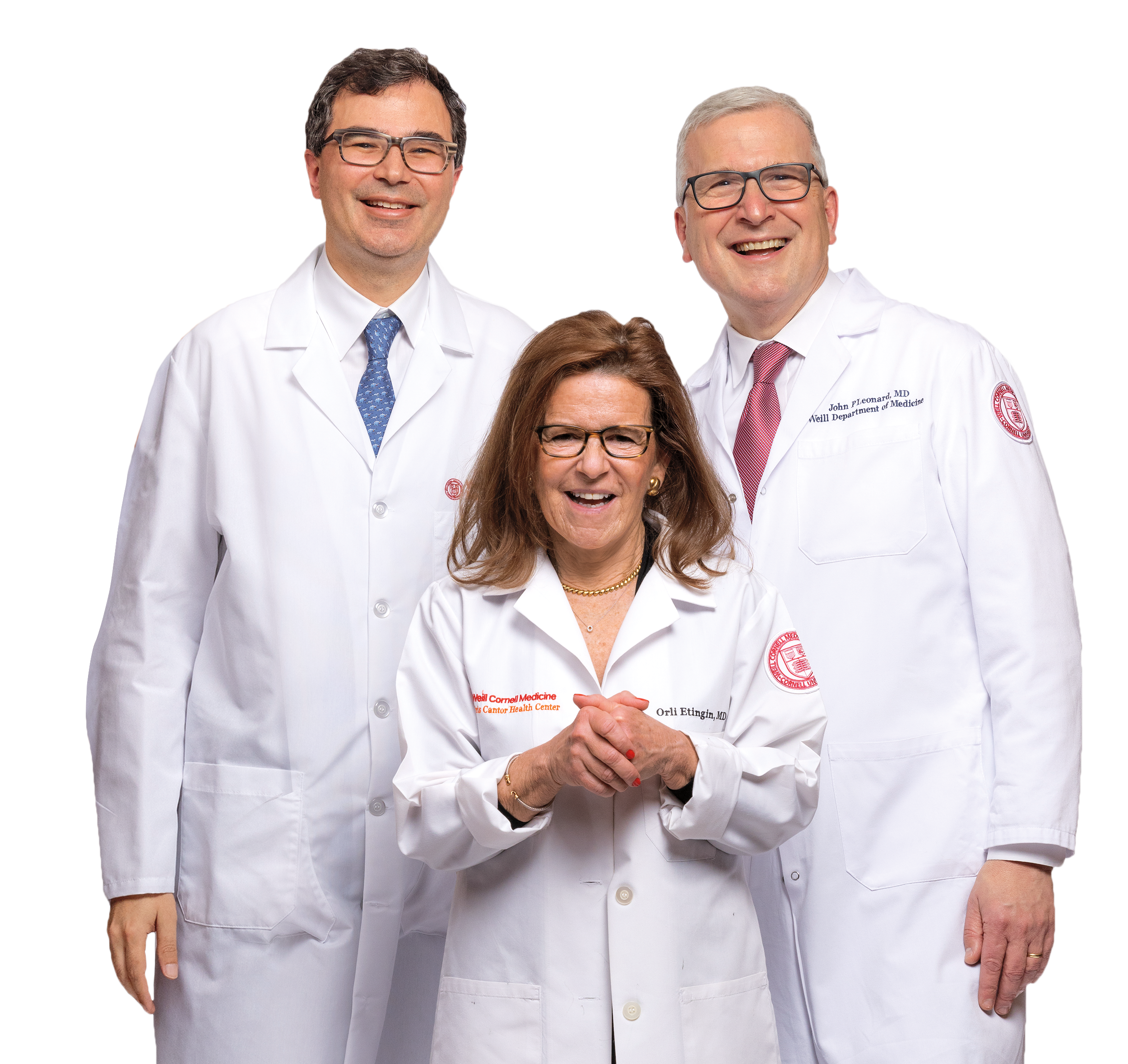 Dr. Orli Etingin, Dr. Timothy Dutta and Dr. John Leonard