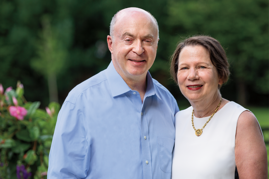 Dr. Bennett Golub and his wife, Cindy Golub
