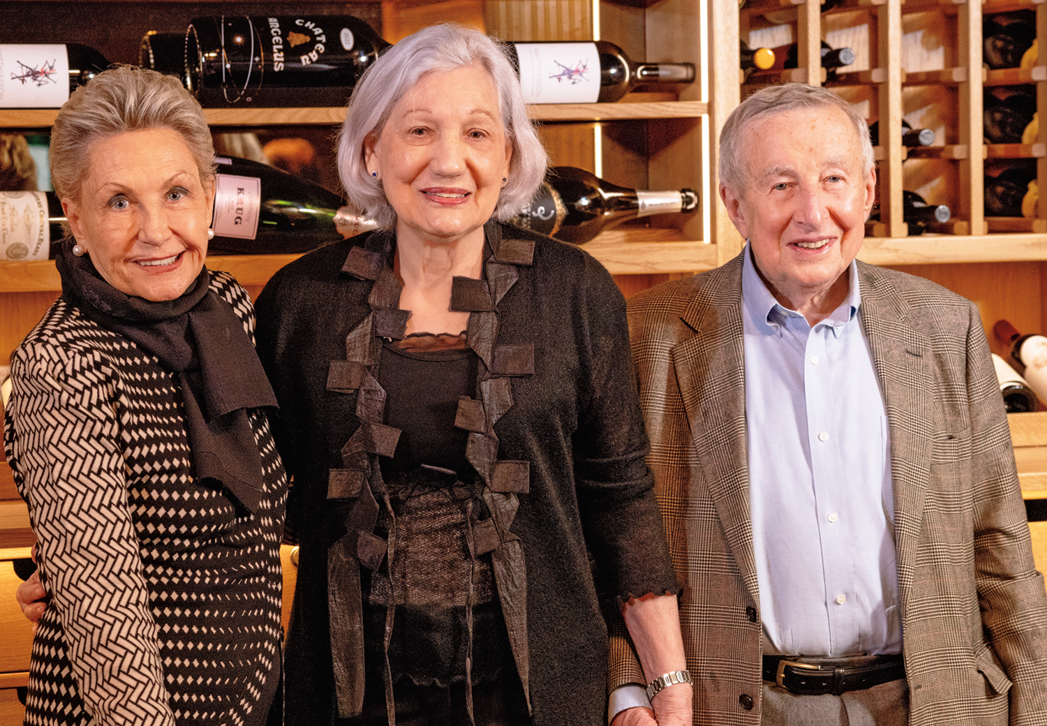 Mariana Herrmann with Anita Gotto and Dean Emeritus Dr. Antonio M. Gotto, Jr.