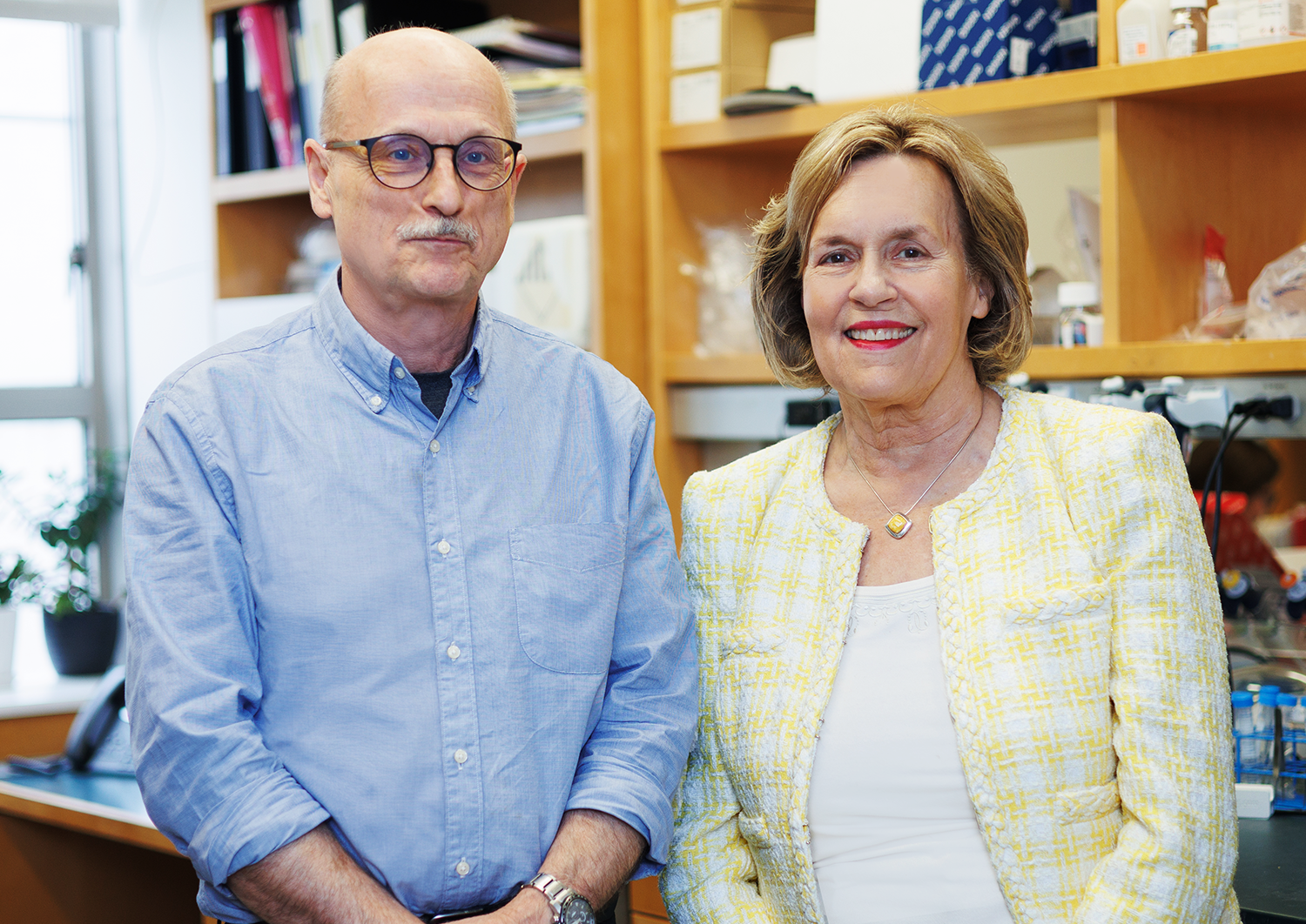 Dr. Miklos Toth and Dr. Lorraine Gudas