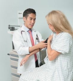 Student training with a standardized patient